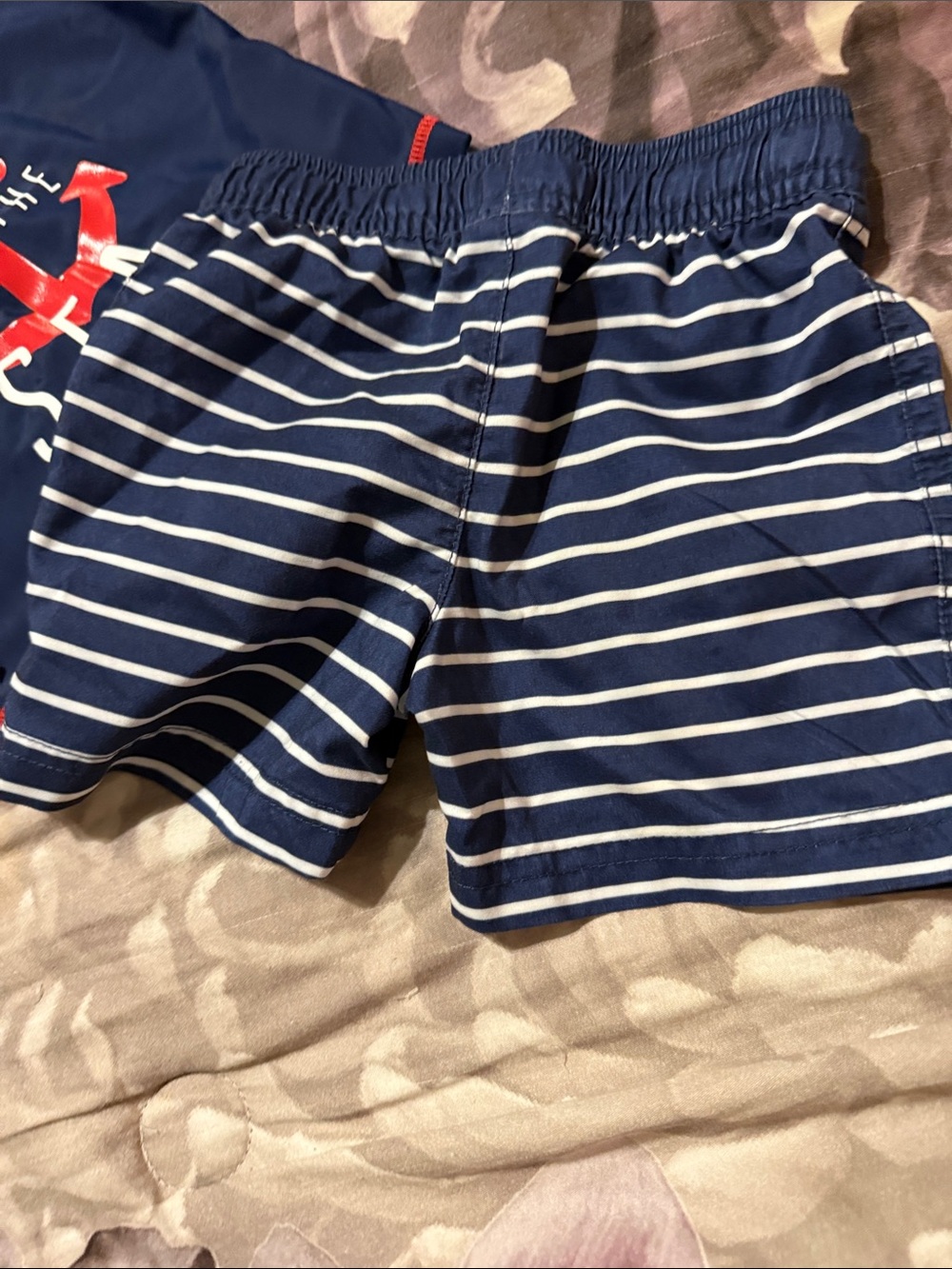 Captain of the Sea Navy & Red swim set size 18 months - Picture 3 of 4